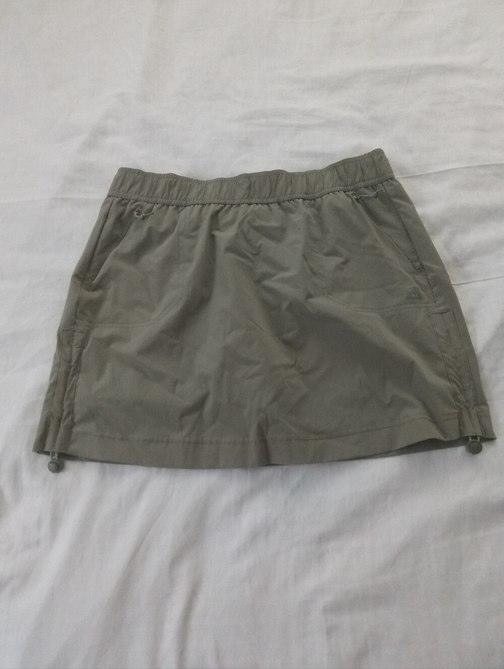 Avalanche Olive Green Mini Skort with Utility Pockets